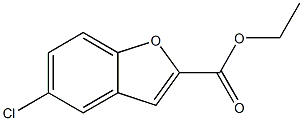 ethyl 5-chlorobenzo[b]furan-2-carboxylate Struktur