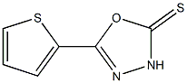 5-(2-thienyl)-1,3,4-oxadiazole-2(3H)-thione Struktur