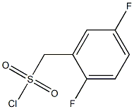 (2,5-difluorophenyl)methanesulfonyl chloride Struktur