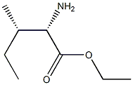 (2S,3S)-ethyl 2-amino-3-methylpentanoate Struktur