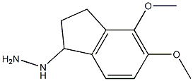 (4,5-dimethoxy-2,3-dihydro-1H-inden-1-yl)hydrazine Struktur