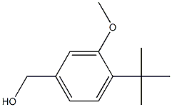 (4-tert-butyl-3-methoxyphenyl)methanol Struktur