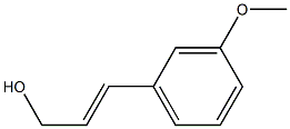 (E)-3-(3-methoxyphenyl)prop-2-en-1-ol Struktur