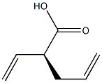 (S)-2-vinylpent-4-enoic acid Struktur