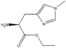 (S)-ethyl 2-amino-3-(1-methyl-1H-imidazol-4-yl)propanoate Struktur