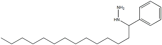 1-(1-phenyltetradecyl)hydrazine Struktur