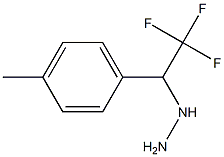 1-(2,2,2-trifluoro-1-p-tolylethyl)hydrazine Struktur