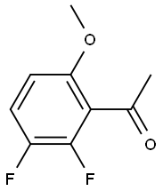 1-(2,3-difluoro-6-methoxyphenyl)ethanone Struktur