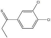 1-(3,4-dichlorophenyl)propane-1-thione Struktur