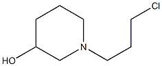 1-(3-chloropropyl)piperidin-3-ol Struktur