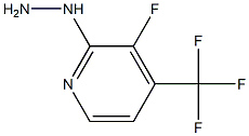 1-(3-fluoro-4-(trifluoromethyl)pyridin-2-yl)hydrazine Struktur