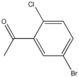 1-(5-bromo-2-chlorophenyl)ethanone Struktur