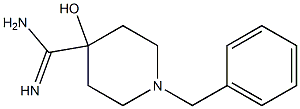 1-benzyl-4-hydroxypiperidine-4-carboxamidine Struktur