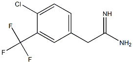 2-(4-chloro-3-(trifluoromethyl)phenyl)acetamidine Struktur