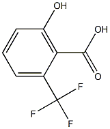 2-(trifluoromethyl)-6-hydroxybenzoic acid Struktur