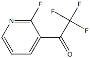 2,2,2-trifluoro-1-(2-fluoropyridin-3-yl)ethanone Struktur