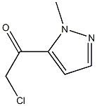 2-chloro-1-(1-methyl-1H-pyrazol-5-yl)ethanone Struktur