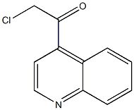 2-chloro-1-(quinolin-4-yl)ethanone Struktur