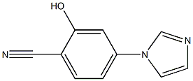 2-hydroxy-4-(1H-imidazol-1-yl)benzonitrile Struktur