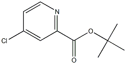 2-PYRIDINECARBOXYLIC ACID, 4-CHLORO-, 1,1-DIMETHYLETHYL ESTER Struktur