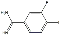 3-fluoro-4-iodobenzamidine Struktur