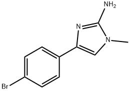 4-(4-bromophenyl)-1-methyl-1H-imidazol-2-amine Struktur