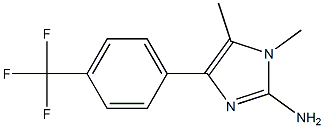 4-(4-trifluoromethylphenyl)-1,5-dimethyl-1H-imidazol-2-amine Struktur