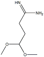 4,4-dimethoxybutanamidine Struktur