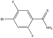 4-bromo-2,5-difluorobenzothioamide Struktur