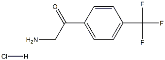 4-TRIFLUOROMETHYLPHENACYLAMINE HYDROCHLORIDE Struktur