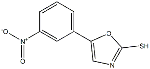 5-(3-NITROPHENYL)-1,3-OXAZOLE-2-THIOL Struktur