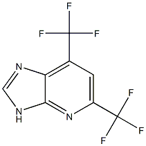 5,7-bis(trifluoromethyl)-3H-imidazo[4,5-b]pyridine Struktur