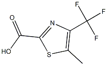 5-methyl-4-(trifluoromethyl)thiazole-2-carboxylic acid Struktur