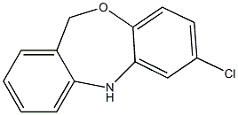 7-chloro-5,11-dihydrodibenzo[b,e][1,4]oxazepine Struktur