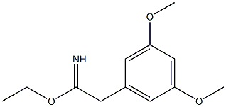 ethyl 2-(3,5-dimethoxyphenyl)acetimidate Struktur