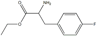 ethyl 2-amino-3-(4-fluorophenyl)propanoate Struktur