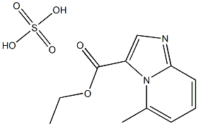 ethyl 5-methylimidazo[1,2-a]pyridine-3-carboxylate sulfate Struktur