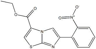 ETHYL 6-(2-NITROPHENYL)IMIDAZO[2,1-B][1,3]THIAZOLE-3-CARBOXYLATE Struktur