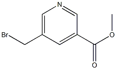 methyl 5-(bromomethyl)pyridine-3-carboxylate Struktur