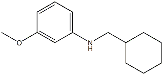 N-(cyclohexylmethyl)-3-methoxybenzenamine Struktur