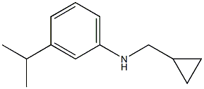 N-(cyclopropylmethyl)-3-isopropylbenzenamine Struktur