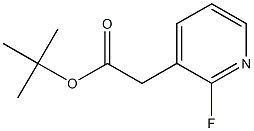 tert-butyl 2-(2-fluoropyridin-3-yl)acetate Struktur