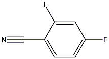 4-Fluoro-2-iodobenzonitrile Struktur