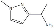 3-(1-Aminoethyl)-1-methyl-1H-pyrazole Struktur