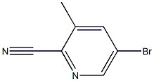 5-Bromo-3-methylpyridine-2-carbonitrile Struktur