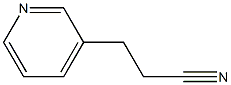 3-(2-cyanoethyl)pyridine Struktur