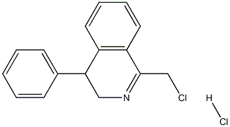 1-(Chloromethyl)-4-Phenyl-3,4-Dihydroisoquinoline Hydrochloride Struktur