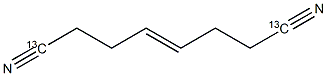 (4E)-Octenedinitrile-1,8-13C2 Struktur