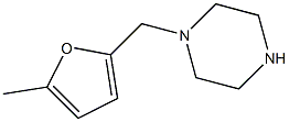 1-[(5-Methyl-2-furyl)methyl]piperazine Struktur