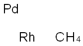 Palladium/Rhodium/Carbon Struktur